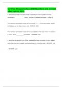 Certified Occupancy Specialist Questions and answers latest update 2024