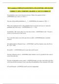 WGU statistics COMPLETE QUESTIONS AND ANSWERS &vert; 100&percnt; RATED CORRECT &vert; 100&percnt; VERIFIED &vert; GRADED A&plus;&vert; GET IT CORRECT&excl;&excl;