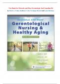Test Bank for Ebersole and Hess' Gerontologic Nursing&comma; 2nd Canadian Edition