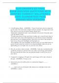 FLVS DRIVER'S ED FINAL  EXAM 2025&sol;2026 QUESTIONS WITH  VERIFIED CORRECT SOLUTIONS &vert;&vert;  100&percnt; GUARANTEED PASS  <BRAND NEW VERSION> 