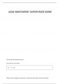  EPA LEAD EXAM QUESTIONS AND CORRECT DETAILED ANSWERS &lpar;VERIFIED ANSWERS&rpar; &vert; ALREADY GRADED A&plus; &vert; BRAND NEW