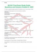 NU 641 Final Exam Study Guide Questions and Answers Graded A&plus; 2025