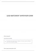 LEAD SUPERVISOR QUESTIONS & ANSWERS 2025 &lpar;A&plus; GRADED 100&percnt; VERIFIED&rpar;