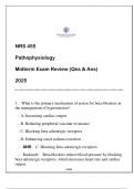 NR 455 Pathophysiology &lpar;GCU&rpar; Midterm Exam Review 2025 &lpar;Qns & Ans&rpar;