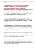 NU280 EXAM 3&comma; &vert; ALL EXAM QUESTIONS AND CORRECT ANSWERS &vert; ALREADY GRADED A&plus; &vert; VERIFIED ANSWERS &vert; LATEST VERSION