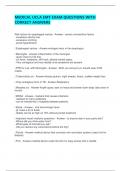 MEDICAL UCLA EMT EXAM QUESTIONS WITH CORRECT ANSWERS