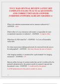 NVCC RAD 105 FINAL REVIEW LATEST 2025 COMPLETE EXAM&vert; 170 ACTUAL QUESTIONS AND CORRECT DETAILED ANSWERS &lpar;VERIFIED ANSWERS&rpar; ALREADY GRADED A&plus;
