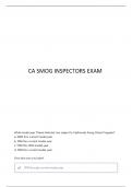 SMOG INSPECTOR LEVEL 1 EXAM QUESTIONS WITH CORRECT ANSWERS LATEST &lpar;100&percnt; VERIFIED&rpar;