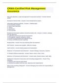 CRMA-Certified Risk Management Assurance