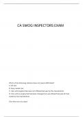 SMOG TEST EXAM QUESTIONS WITH CORRECT ANSWERS 
