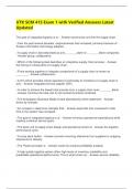 UTK SCM 413 Exam 1 with Verified Answers Latest Updated