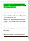 NAS2 Challenge Exam 2024&sol;2025 Exam  Questions and Detailed Answers &vert; Get it  100&percnt; Correct Answers