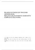 RN HESI EXIT HESI Exit RN Exam Version 6&lpar;V6&rpar; Real Actual Authentic Exam