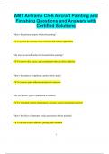 AMT Airframe Ch-6 Aircraft Painting and Finishing Questions and Answers with  Certified Solutions