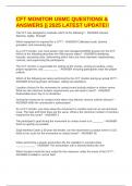 CFT MONITOR USMC QUESTIONS & ANSWERS &vert;&vert; 2025 LATEST UPDATE&excl;&excl;