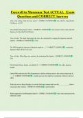 Farewell to Manzanar Test ACTUAL   Exam  Questions and CORRECT Answers 