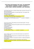 GAS CFESA TEST NEWEST TEST 2025 &vert; 100 QUESTIONS AND CORRECT ANSWERS &vert; ALREADY GRADED A&plus; &vert; LATEST EXAM &vert; VERIFIED ANSWERS &vert; JUST RELEASED