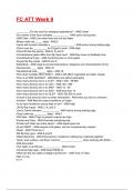 FC ATT Week 9 Exam 2025&sol;2026 Questions With Completed & Verified Solutions&period;