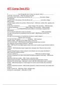 ATT Comp Test &lpar;FC&rpar; Exam 2025&sol;2026 Questions With Completed & Verified Solutions&period;