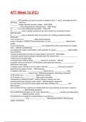ATT Week 12 &lpar;FC&rpar; Exam 2025&sol;2026 Questions With Completed & Verified Solutions&period;