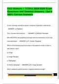RAD Midterm 1 TCDHA 2024&sol;2025 Exam  Questions and Detailed Answers &vert; Get it  100&percnt; Correct Answers