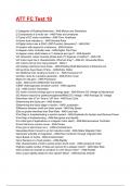 ATT FC Test 10 Exam 2025&sol;2026 Questions With Completed & Verified Solutions&period;
