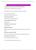 NUR 642 Final Exam Questions and Answers