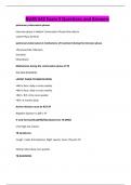 NURS 642 Exam 4 Questions and Answers