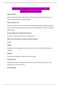 NURS 642 Childhood Immunizations Test Questions and Answers