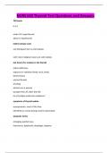 NURS 642 Thyroid Test Questions and Answers
