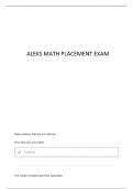 ALEKS MATH PLACEMENT EXAM GET IT 100&percnt; ACCURATE&excl;&excl;