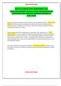 WGU D115 OBJECTIVE ASSESSMENT &lpar;OA&rpar;  EXAM 2025 NEWEST ACTUAL EXAM COMPREHENSIVE  QUESTIONS AND VERIFIED ANSWERS GRADED A&plus;  &vert;100&percnt; PASS  