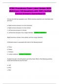 RTBC Procedures Exam Latest Update 2025-2026 Exam 125 Questions with 100&percnt; Verified Correct Answers Guaranteed A&plus;