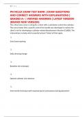 PN NCLEX EXAM TEST BANK &vert; EXAM QUESTIONS AND CORRECT ANSWERS WITH EXPLANATIONS &vert; GRADED A&plus; &vert; VERIFIED ANSWERS &vert; LATEST VERSION &lpar;BRAND NEW VERSION&rpar;