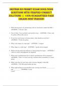 DRIVERS ED PERMIT EXAM 2025&sol;2026  QUESTIONS WITH VERIFIED CORRECT  SOLUTIONS &vert;&vert; 100&percnt; GUARANTEED PASS  <BRAND NEW VERSION> 