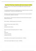 Top Driver Il Final Exam &vert; Questions with Correct Answers&vert; Verified