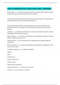 C483 EXAMINATION QUESTIONS AND ANSWERS