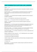 C483 EXAMINATION QUESTIONS AND ANSWERS