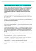 C483 EXAMINATION QUESTIONS AND ANSWERS