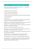 C483 EXAMINATION QUESTIONS AND ANSWERS