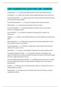 C483 EXAMINATION QUESTIONS AND ANSWERS