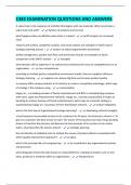 C483 EXAMINATION QUESTIONS AND ANSWERS