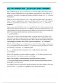 C483 EXAMINATION QUESTIONS AND ANSWERS