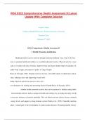 WGU D222 Comprehensive Health Assessment D&vert;Latest Update With Complete Solution
