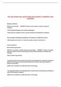 HSC 300 EXAM FINAL QUESTIONS AND CORRECT ANSWERS 100&percnt; VERIFIED&excl;&excl;