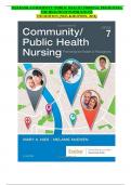 TESTBANK-COMMUNITY&sol;PUBLIC HEALTH NURSING&colon; PROMOTING THE HEALTH OF POPULATIONS 7TH EDITION &lpar;NIES &MCEWEN&comma; 2018&rpar;