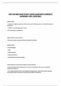HSC 300 MIDTERM STUDY GUIDE EXAM WITH CORRECT ANSWERS 100&percnt; VERIFIED&excl;&excl;