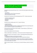 NFDN EXAM QUESTIONS WITH COMPLETE SOLUTIONS