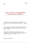 Acct&period; 321 Ch&period; 1 Cengage With Actual Solution &lpar;2025&rpar;&excl;&excl;