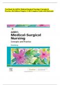 Test Bank for deWit: Medical-Surgical Nursing: Concepts & Practice, 4th Edition Chapter (1-48) Complete Guide with Rationale 